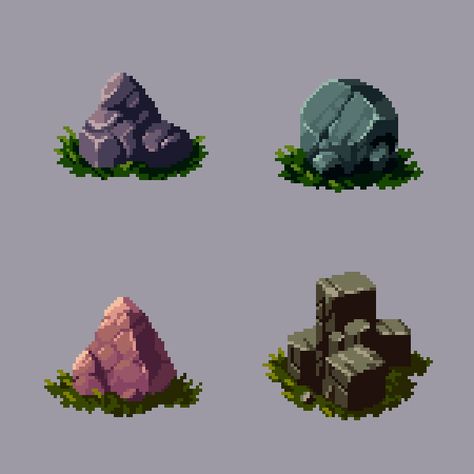 Pixel Art Landscape, Pixel Art Background, Rock Textures, Pixel Art Tutorial, 2d Game Art, Cool Pixel Art, Pixel Art Characters, Pixel Art Games, Art Magazine