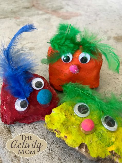 Love this Open Ended Pet Rock Craft Rock Crafts For Kids, Dogs Activities, Pet Rocks Craft, Pets Craft, Circus Activities, Rock Unit, Pet Rock, Puppets For Kids, Craft Kids