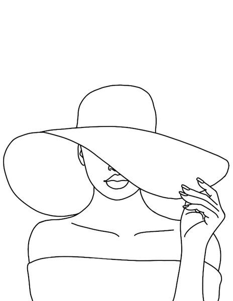 Outline Drawing For Painting, Valentines Day Illustration Drawings, Face Outline Art, Out Line Art, Easy Line Art, Painting Outlines, One Line Drawing Face, Artline Drawing, Silhouette Line Art