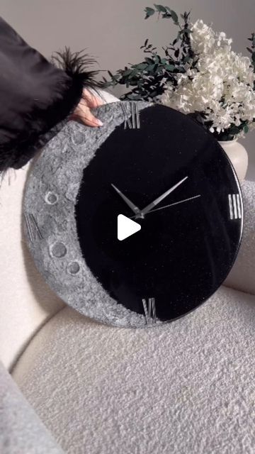 Diy Moon, Resin Clock, Instagram Diy, April 22, Repurpose, Paradise, Clock, Moon, On Instagram