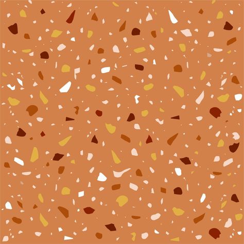 Terrazo Wallpaper, Orange Terrazzo, Terazzo Floor, Terrazzo Wallpaper, Wallpaper Office, Orange Texture, Floor Texture, Holy Cow, Pattern Library