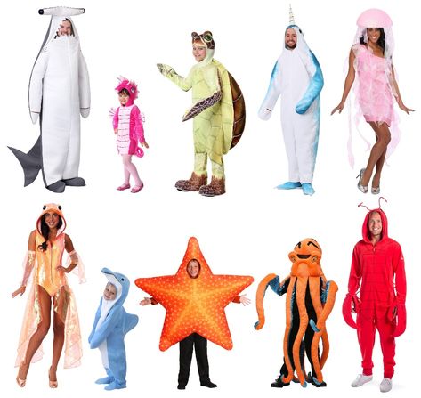 The Best Animal Costumes for a Howlin ... Sea Animal Costumes, Sea Animal Costume, Animal Costumes Diy, Baby Skunk Costume, Narwhal Costume, Girls Butterfly Costume, Sea Creature Costume, Dolphin Costume, Time Costume