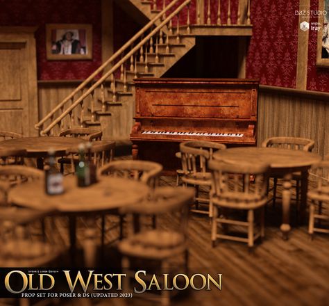 Old West Saloon Bar, Cowboy Duel, Saloon Chair, Old Saloon, Old West Saloon, Western Saloon, Mystery Dinner Party, Mystery Dinner, Steampunk Clock