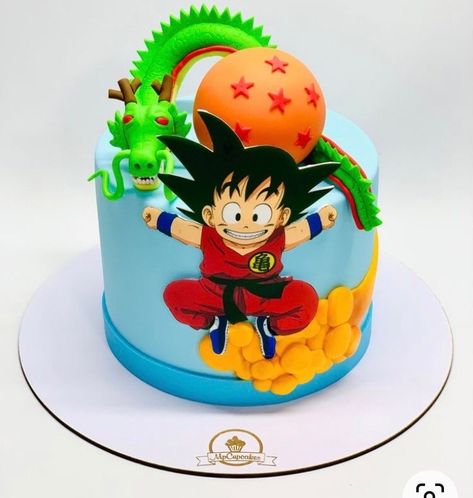 Dragon Ball Cake Birthdays, Birthday Cake Dragon Ball, Dragon Ball Z Cake Goku, Goku Cake Dragonball Z, Dragon Ball Z Cake Birthdays, Dragon Ball Cumpleaños, Goku Cake, Dragon Ball Cake, Dragon Ball Z Cake