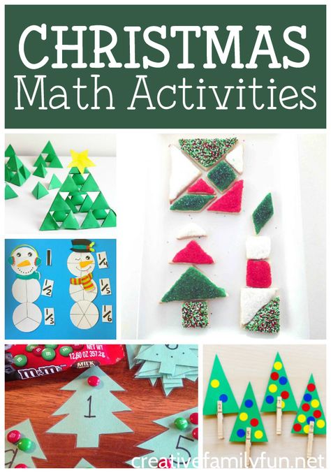 Make math fun this holiday season with one of these Christmas math activities for kids. You'll find activities for both preschoolers and elementary kids. #math #kidsactivities #kids #education #Christmas Christmas Math Crafts First Grade, Christmas Math Activities For Kids, Christmas Math Activities For Toddlers, Christmas Maths Activity, Christmas Activities For Kids School, Christmas Preschool Math, Christmas Math Activities Kindergarten, Christmas Math Kindergarten, Christmas Math Craft