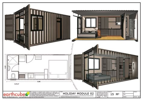 Black Shipping Container, Coffee Restaurant, Prefab Houses, Houses Luxury, Shipping Container Home Designs, Shipping Container House Plans, Bathroom Black, Building A Container Home, Container Architecture