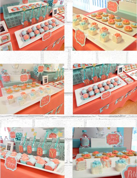 Orange and teal gender reveal baby shower party! See more party ideas at CatchMyParty.com! Gender Reveal Photos, Room Boy, Gender Party, Baby Shower Party Ideas, Shower Party Ideas, Baby Gender Reveal Party, Baby Shower Inspiration, Orange Pumpkin, Baby Gender Reveal