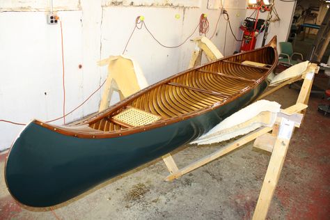 1913 Old Town HW Canoe Restoration, Canoe For Sale, Old Town Canoe, Cedar Strip Canoe, Wood Canoe, Canoe Building, Wooden Canoe, Classic Wooden Boats, Traditional Boats