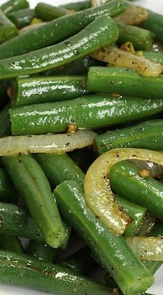 Green Beans And Zucchini Recipes, Green Beans With Onions, Green Beans And Onions, Frozen Green Bean Recipes, Bean Side Dish Recipes, Green Bean Side Dish Recipes, Green Bean Side Dish, Bean Side Dish, Rice Ideas