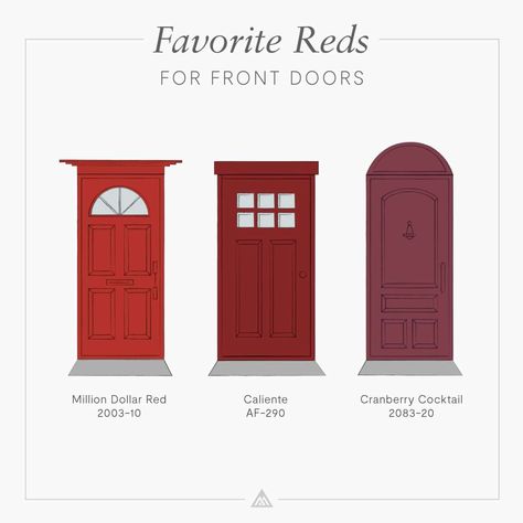 Modern Victorian Farmhouse, Door Refresh, Red Door House, Red Front Door, Front Door Paint Colors, Cranberry Cocktail, Door Paint Colors, Off White Paints, Victorian Farmhouse