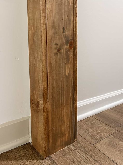 Elevate your home's aesthetic with our step-by-step guide on creating a stunning faux wood beam doorway. DIY has never been this rewarding! Unleash your inner carpenter and bring charm to your space! Wood Beam Doorway, Beam Doorway, Fake Wood Beams, Fake Wood, Faux Beams, Faux Wood Beams, Wood Beam, Door Casing, Wood Post