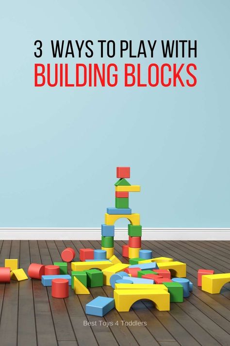 Most of the children have some kind of building blocks in their playroom! We share 3 different building blocks play activities for kids. Blocks Activities, Engineering Activities, Block Play, Math Counting, Activities For Children, Best Toys, Play Based, Play Based Learning, Preschool Learning Activities