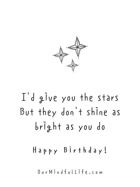 Aesthetic Bday Quotes, Happy Birthday Proud Of You, Happy Bday Quotes For Him, Cute Wishes For Best Friend, Cute Best Friend Birthday Messages, Quotes For Stars, Birthday Card Ideas Girlfriend, Bff Bday Wishes, Bday Quotes For Friend