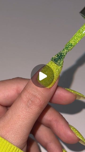 The GelBottle Inc™ on Instagram: "Say hello to our hypnotising first EVER neon flashing glitter! Hypnotic is an aptly-named eye-catching green gel colour, featuring a buildable lime green base and reflective light-up silver 💚

Simply shine a light on your finished set and prepare to be dazzled. Hypnotic is part of the new Neon Nights collection 🙌

#greenglitter #neonnails #sparklingnails #flashingnails #tgb #thegelbottleinc #gelbottle #thegelbottle #gelnails #nailreel" Reflective Light, Shine A Light, Neon Nights, Neon Nails, Green Glitter, Gel Color, Say Hello, Lime Green, Light Up