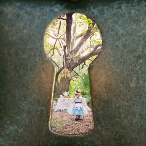 Alice In Wonderland Key, Alice In Wonderland Photography, Alice In Wonderland Pictures, Alice In Wonderland Tea Party Birthday, Alice In Wonderland Aesthetic, Onederland Birthday Party, 1st Birthday Party For Girls, Key Ideas, Alice In Wonderland Birthday