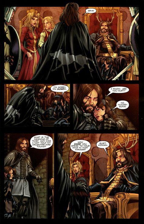 A song of ice and fire, game of thrones, graphic novel, comic, Georgia R.R. Martin, Arya Stark Game Of Thrones Comic, Dark Fantasy Book, Game Of Thrones Books, A Game Of Thrones, Song Of Ice And Fire, Asoiaf Art, Ice And Fire, Game Of, Game Of Thrones Art