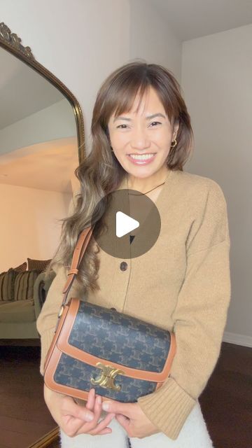 Nina Cates | My Petite Theory on Instagram: "✨Unboxing Celine✨| Got this  from my Trip in Spain in December and have to highlight how beautiful this Bag is. Love my wonderful SA at Celine Madrid for helping me with my decision! #designerbagunboxing #celinetriomphecanvas #celineclassicbag #celinetriomphe @celine 

#celineunboxing" Celine Triomphe Canvas Bag Outfit, Spain In December, Celine Triomphe, Classic Bags, Creative Video, My Trip, Celine Bag, How Beautiful, Madrid