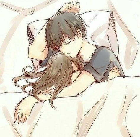 Boy And Girl Cuddling, Cute Couple Sleeping, Cuddling Gif, Anime Couples Cuddling, Poses Anime, Girls Cuddling, Cute Couples Cuddling, Romantic Anime Couples, Anime Couple