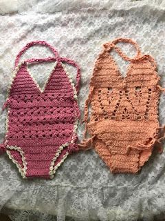 Free crochet pattern: BABY GIRLS SWIMSUITS MONOKINI Crochet Patterns Baby Girl, Baby Girl Swimsuit, Monokini Swimsuits, Blogger Themes, Monokini, Crochet Baby Patterns, Slip Stitch, Baby Patterns, Crochet Baby