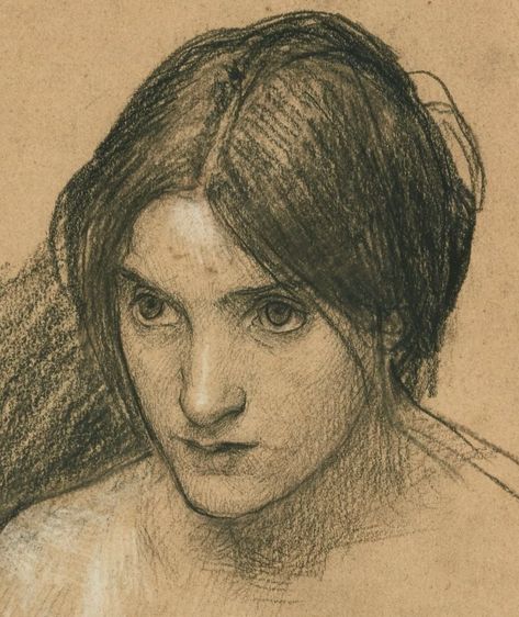 John William Waterhouse Drawing, Circe Invidiosa, Waterhouse Paintings, Pre Raphaelite Paintings, Pre Raphaelite Art, John Everett Millais, John William Waterhouse, Pre Raphaelite, Impressionist Art