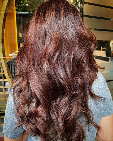 50 Hottest Mahogany Hair Color Trends For 2024 Mahogany Hair Color, Hair Color Mahogany, Mahogany Hair, Trends For 2024, Red And Brown, Hair Color Trends, Color Trends, Balayage, Health And Beauty