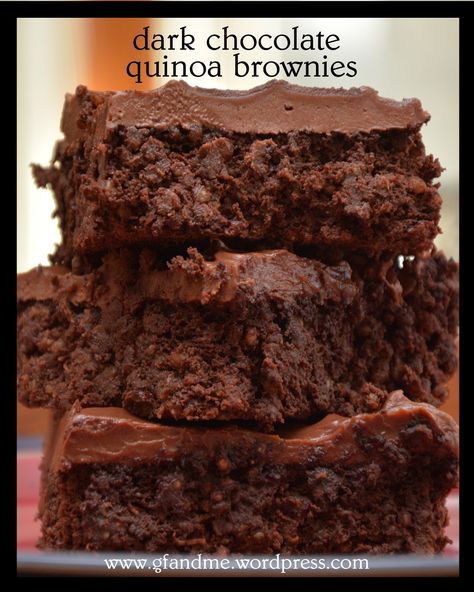 dark chocolate quinoa brownies with nutella cream cheese icing – these are not your six-year-old’s brownies Quinoa Brownies, Quinoa Desserts, Nutella Icing, Nutella Cream Cheese, Quinoa Recipes Breakfast, Nutella Cream, Chocolate Quinoa, Nutella Brownies, Healthy Brownies