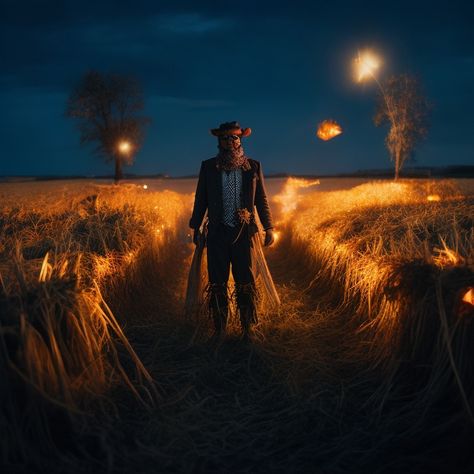 Vintage Style Photography A scarecrow stands in a field of hay 1 Vintage Style Photography, Vintage Fashion Photography, Style Photography, 1 Image, Image Editing, Scarecrow, Art Sketches, Vintage Style, Fashion Photography