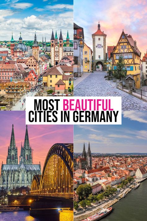 The Most Beautiful Cities In Germany To Visit! | Germany travel | Germany photography | Germany travel destinations | German cities beautiful | small towns in Germany | Germany Travel Destinations, Germany Trip, European River Cruises, Germany Travel Guide, Germany Photography, Europe Germany, Yoga Online, Cities In Germany, Visit Germany