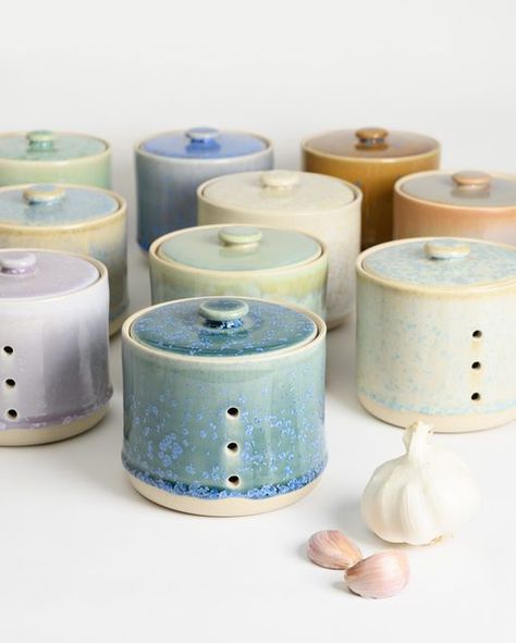 Glaze Me Pretty | Handmade Ceramics on Instagram: "June’s shop update is live ✨

I’ve added a batch of new garlic keepers in 10 glazes, a batch of salt/sugar pots in 10 glazes and jewellery/ring dishes in Turquoise.
There’s a lot more available as well, have a look around if you are looking for a gift or self-treat ☺️

If you are planning to come to my open studios this weekend or next, you can order online and collect! Select “Pick up in store” in the checkout. You’ll be able to buy here as well with card or phone.

#studioceramics #modernceramics #colourmyhome #handmadeuk #handmadegift #handmadepottery #colourfulhome #colourfulinteriors #interiorlovers #handemadeceramics #handmadebusiness #garlickeeper #handmadegift #tableware" Salt Ceramic Pot, Ceramic Salt Dish, Salt Dish, Sugar Pot, Ring Dishes, Jewellery Ring, Modern Ceramics, Handmade Business, Ring Dish