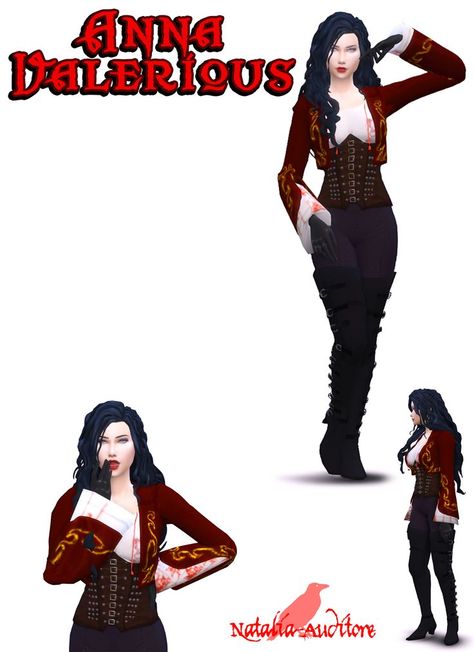 Ts4 Pirate Cc, Sims 4 Pirate Cc, Anna Valerious, Sims 4 Cc Goth, Sims 4 Cas Background, Sims 4 Cc Patreon, Cc Patreon, Pirate Boots, Vampire Clothes