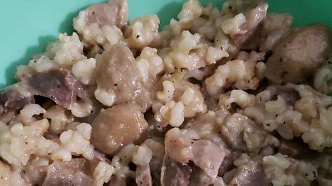 Gizzards and Rice Recipe | Allrecipes Chicken Gizzards And Rice Recipe, Gizzards And Rice, Rice Dressing Recipe, Smoked Ham Recipe, Gizzards Recipe, Lost Recipes, Quick Foods, Baked Chicken Wings Oven, Rice And Chicken