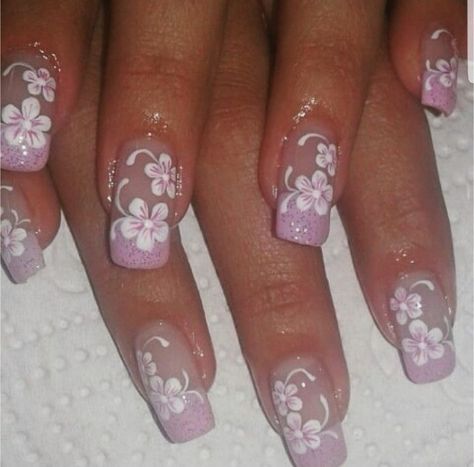 How To Paint Flowers On Nails, Gyaru Nails Short, Coconut Girl Nails, 2000 Nails, Gyaru Nails, Paznokcie Hello Kitty, Summery Nails, Really Cute Nails, Kawaii Nails