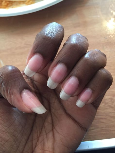 Gel Nail Art Ideas, Cute Nails Black, Natrual Nails, Natural Nail Shapes, Nail Growth Tips, Natural Nails Manicure, Long Natural Nails, Natural Nail Designs, Minimal Nails