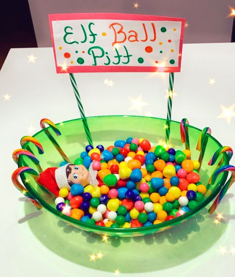 Ball pit Jelly Bean Elf On The Shelf, Elf On The Shelf Jelly Beans, Elf Ball Pit, Jelly Bean, Ball Pit, Jelly Beans, On The Shelf, Elf On The Shelf, Sprinkles