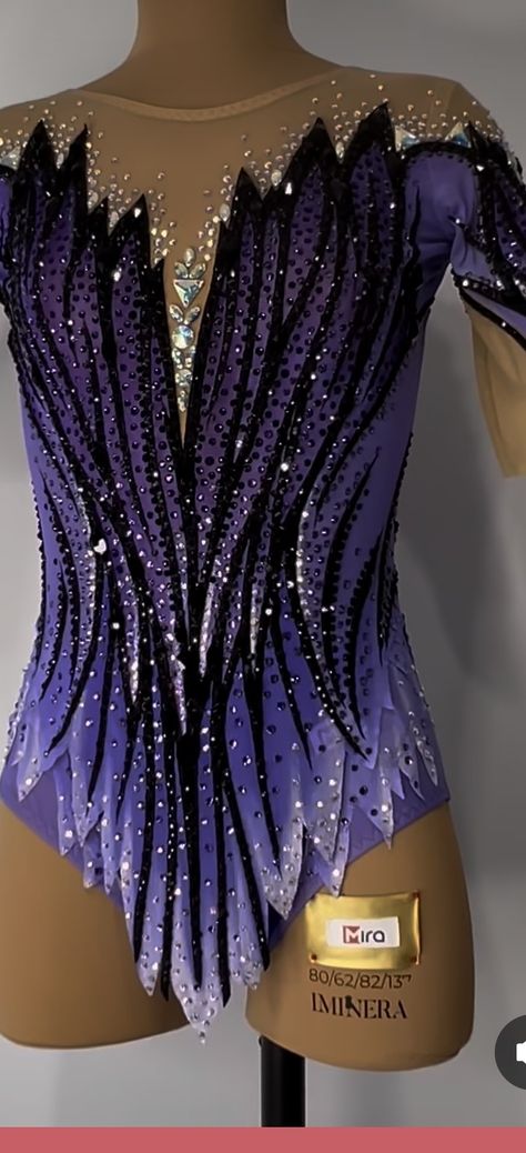 Purple Leotard Rhythmic Gymnastics, Acro Gymnastics Leotards, Rithmic Gymnastics Leotard, Acro Leotards Acrobatic Gymnastics, Acrobatic Outfit, Acrobatic Costume, Acrobat Outfit, Acrobatic Leotards, Rythmic Gymnastic Costumes