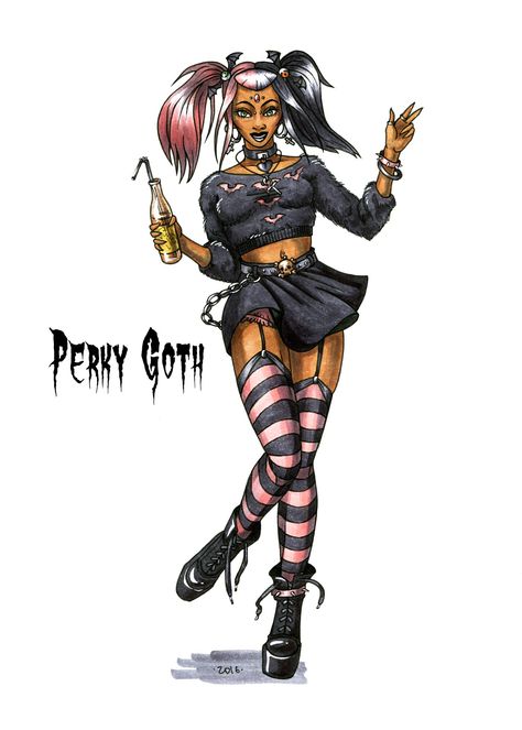 Made by HellgaProtiv on Deviant Art Perky Goth Outfits, Perky Goth, French Movies, Y2k Emo, Goth Art, Gothic Aesthetic, Deviant Art, Talking Heads, Alt Fashion