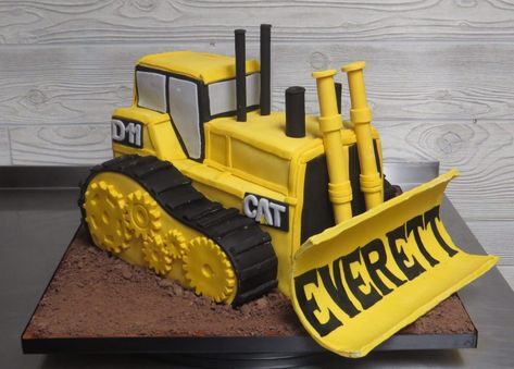 Bulldozer Cake, Carving Cake Recipe, Excavator Cake, Cake Transport, Digger Cake, Tractor Cake, Construction Cake, Cake Custom, Truck Cakes