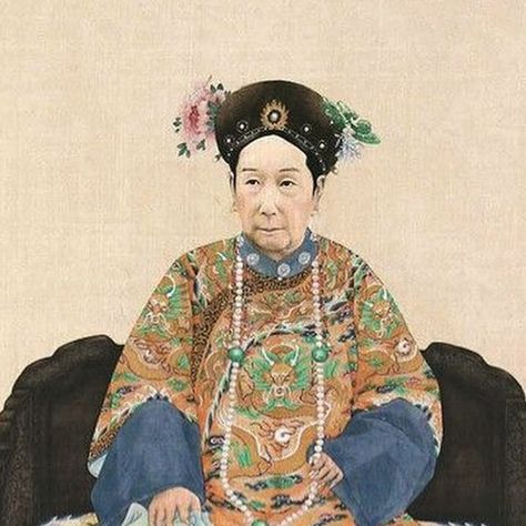 Visuals China on Instagram: "Portrait painting of Empress Dowager Cixi, ca. 1900s, collection of Shenyang Palace Museum." Empress Dowager Cixi, Empress Dowager, Instagram Portrait, Shenyang, Portrait Painting, Palace, Tile, China, On Instagram