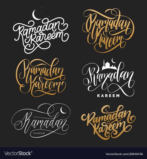 Ramadhan Kareem Calligraphy, Ramadan Mubarak Calligraphy, Ramadan Kareem Calligraphy, Eid Ideas, Ramdan Kareem, Ramadan Kareem Vector, Ramadan Kareem Decoration, Ramadan Crafts, Party Deco