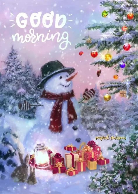 Christmas Good Morning Images, Christmas Good Morning Quotes, Good Morning Christmas Images, December Good Morning, Good Morning December, Christmas Morning Quotes, Good Morning Christmas, Good Morning Winter, Morning Pic