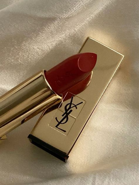 Yves Saint Laurent Aesthetic, Saint Laurent Aesthetic, Ysl Aesthetic, Yves Saint Laurent Lipstick, Ysl Lipstick, Ysl Makeup, Luxury Lipstick, Ysl Beauty, Luxury Makeup