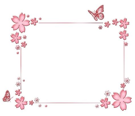 Colorful Borders Design, Bond Paper Design, Floral Cards Design, Flower Graphic Design, Colorful Borders, Bow Wallpaper, Frame Border Design, Page Borders Design, Pink Background Images