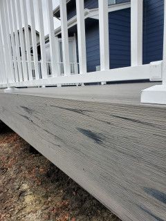 75 Deck Skirting Ideas You'll Love - November, 2024 | Houzz Vinyl Deck Skirting, Pictures Of Decks, Deck Skirt, Deck Skirting Ideas, Skirting Ideas, Deck Skirting, Vinyl Deck, Deck Pictures, Deck Designs