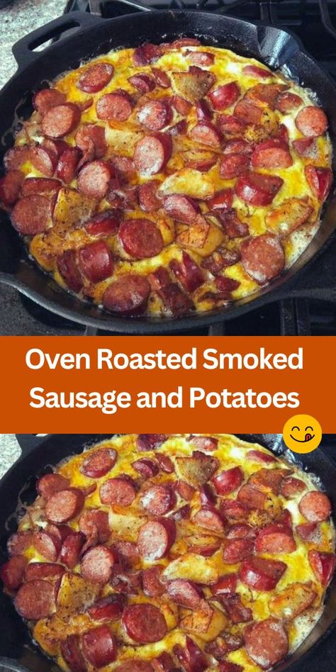 Elevate your dinner game with our easy-to-make Oven Roasted Smoked Sausage and Potatoes recipe! Bursting with savory goodness, this dish features smoked turkey sausage, tender potatoes, and a blend of aromatic spices. Perfect for busy weeknights, this flavorful meal is a hit with the whole family. Roasted Smoked Sausage And Potatoes, Smoked Sausage Potatoes, Smoked Sausage And Potatoes, Smoked Sausage And Potato Recipe, Smoked Turkey Sausage, Sausage And Potatoes, Potato Dinner, Sausage Potatoes, Best Oven