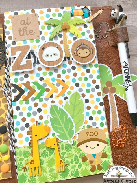 Dear Zoo Story Sack, Dear Zoo Book Activities, Zoo Books For Preschool, Folder Decorado, Zoo Scrapbook Pages, Aesthetic Stationary, Boulet Journal, Zoo Book, Stationary Ideas