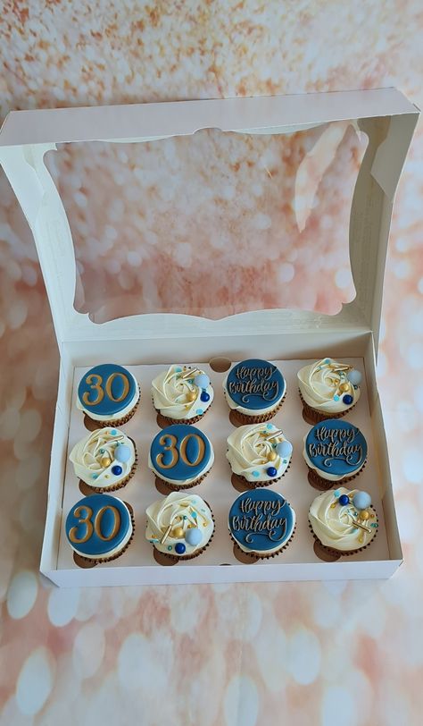 Cupcake Birthday Ideas For Adults, 30th Cupcakes For Men, 30th Cupcakes Birthday For Her, 30th Birthday Cupcakes For Men, 40th Birthday Cupcakes For Men, Happy Birthday Cupcakes For Men, Birthday Cupcakes For Boyfriend, Birthday Cupcakes Ideas For Men, 30th Birthday Cakes For Men