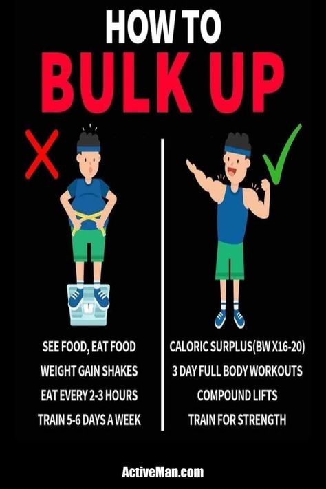 Are you looking to bulk up? Do you want to know how to bulk up fast and safely? This guide will teach you everything you need to know about bulking up, including the right way to eat, the best exercises for bulking up, and more. Get started today! How To Bulk Up Men, How To Bulk, Deltoid Exercises, Weight Gain Shakes, Deltoid Workout, Body Recomposition, Compound Lifts, Workout Eating, Body Fat Percentage