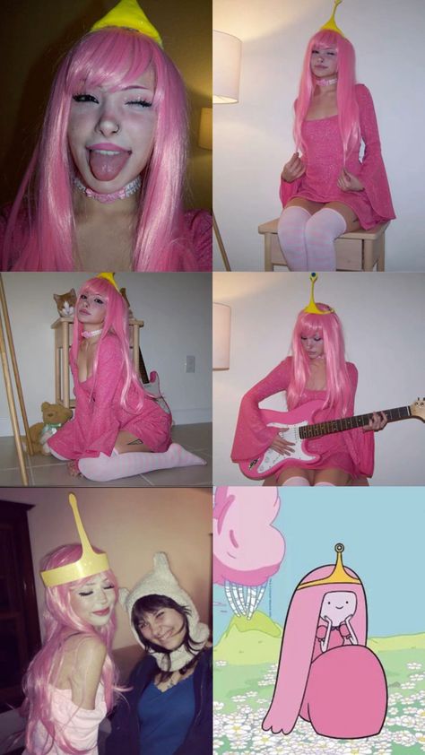 halloween idea Princess Bubblegum Costumes, Princess Bubblegum Cosplay, Candy Costumes, Halloween Idea, Princess Bubblegum, Princess Costume, Cute Cosplay, Bubble Gum, Halloween Costumes