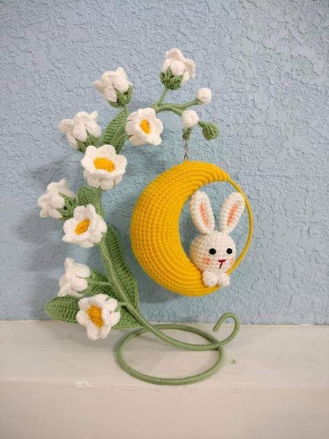 Crochet Flower Basket, Crochet Leaf Patterns, Crochet Flowers Easy, Crochet Bedspread Pattern, Knitting For Beginners Patterns, Crochet Bouquet, Pola Amigurumi, Crochet Turtle, Crochet Shop