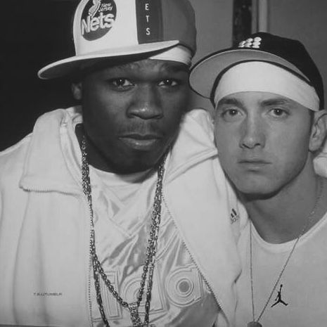 Eminem & 50 Cent🔥 Eminem And 50 Cent, 50 Cent And Eminem, Marshal Mathers, New Eminem, 90s Rappers Aesthetic, Cultura Hip Hop, The Eminem Show, 90s Rappers, Hip Hop Classics